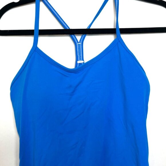 Lululemon Power Y Tank Pipe Dream Blue Size 6 Yoga Gym Athlete Train Pilates - Picture 5 of 8